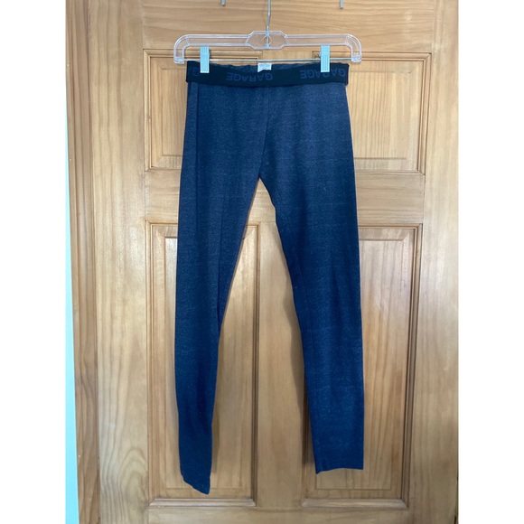 Mid-Rise Dark Blue Leggings - Picture 2 of 3